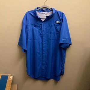 Columbia Tamiami Blue Fishing Shirt